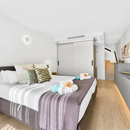 Апартаменты Seaview Oasis Luxury Duplex La Caleta Адехе